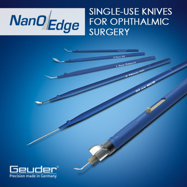 SINGLE-USE KNIVES FOR OPHTHALMIC SURGERY - Geuder